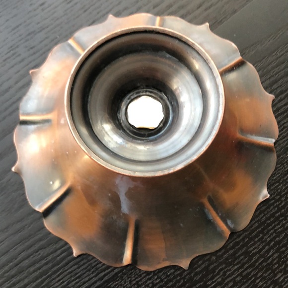 Copper Color Tray Stand and  Terra Cotta Christmas Tree - Picture 4 of 10